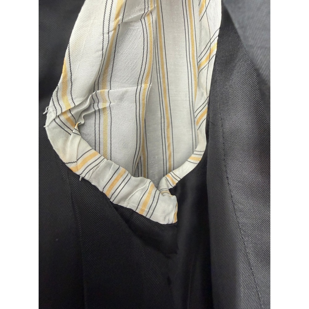 Faconnable Mens Charcoal Grey 100% Virgin Wool 3-Button Blazer Tailored in Italy - Picture 9 of 12